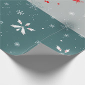 Cadeau Festive Winter Wonderland Wrapper Papier (Coin)