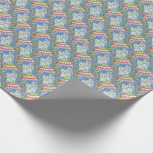 CADEAU FÊTE D'OEUFS DE PÂQUES, FÊTE DE PAPIER DE RABBIT