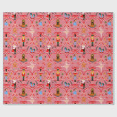 Cadeau Fêtes de Noël - Papier à envelopper de noisette (Plat)