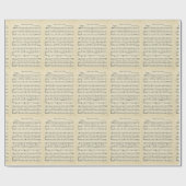 Cadeau Feuille de papier pour Noël (Plat)