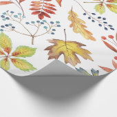 Cadeau Feuilles d'automne traditionnelles papier d'envelo (Coin)