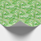 Cadeau Feuilles de bananes sur un rouleau de papier à env (Coin)