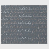 Cadeau Feuilles de papier Boho Falalala Gris et rose (Plat)