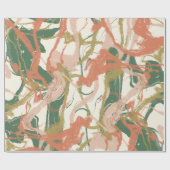 Cadeau Feuilles de papier peint Abstrait à enveloppement  (Plat)