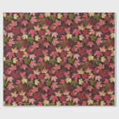 Cadeau Feuilles Falling Cosy Toutes les Occasions Papier  (Plat)