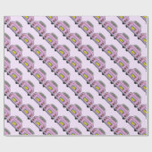 Cadeau Figarations Figaro rose Papier d'embouteillage de (Plat)