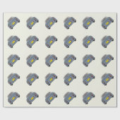 Cadeau Figarations Lapis Gris Figaro Papier d'enveloppeme (Plat)