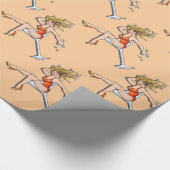 Cadeau Fille dans un verre à Martini 2 PAPIER À REPASSER (Coin)