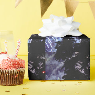 Cadeau Fireworks 1 papier d'emballage brillant