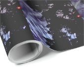 Cadeau Fireworks 1 papier d'emballage mat (Coin rond)