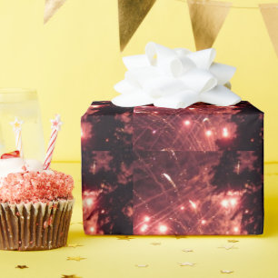 Cadeau Fireworks 3 papier d'emballage brillant