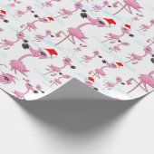 Cadeau Flamants roses roses mignons Papier d'enveloppemen (Coin)