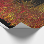 Cadeau flamme fascinante, papier d'emballage (Coin)