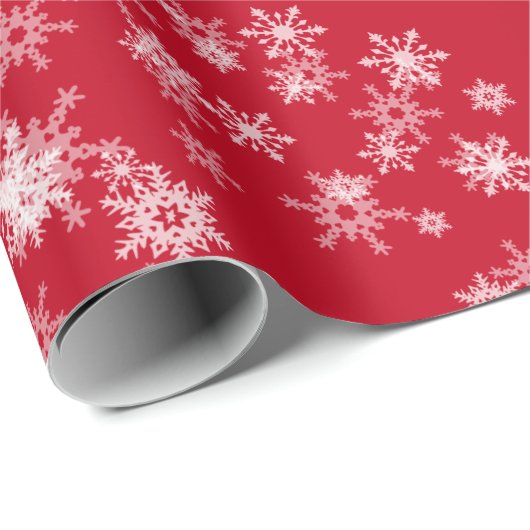 Cadeau Flammes De Neige Blanches Sur Papier À Enveloppeme (Coin rond)