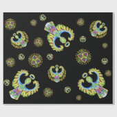 Cadeau Flash psychédélique ~Noël~ Papier enveloppant (Plat)