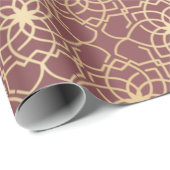 Cadeau Fleur de vie Motif papier d'enveloppement (Coin rond)