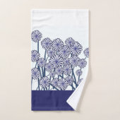 Cadeau Fleurs Bleues (Serviette à main)