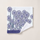 Cadeau Fleurs Bleues (Gant de toilette)