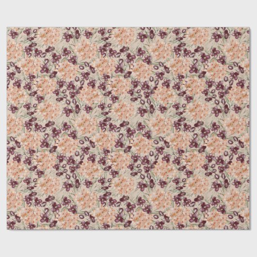 Cadeau Fleurs de champ Papier à envelopper (Plat)