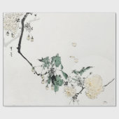 Cadeau FLEURS JAPONAISES Envelopper le papier (Plat)