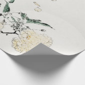 Cadeau FLEURS JAPONAISES Envelopper le papier (Coin)