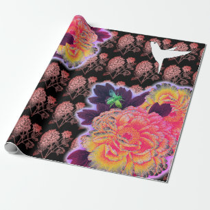 Cadeau FLEURS PERSONNALISABLES ET papier d'enveloppement 