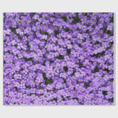 Cadeau Fleurs violettes Enveloppant Violets Papier (Plat)