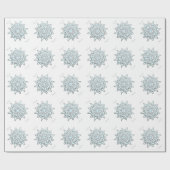 Cadeau Flocons de neige de Noel de papier d'emballage de (Plat)