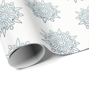 Cadeau Flocons de neige de Nordic de papier d'emballage