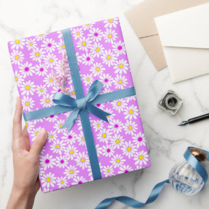 Cadeau Floraux de marguerite rétro sur papier d'enveloppe