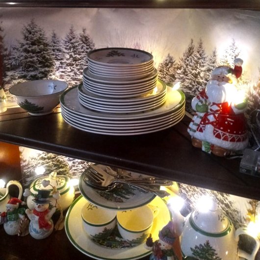 Cadeau Forêt de Noël en papier artisanat ou 