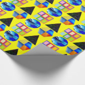 Cadeau Formes colorées enveloppant papier (Coin)