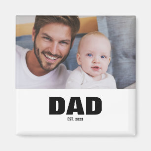 Cadeau Foto Vader Oprichting Magneet