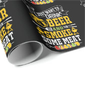 Cadeau Fumer Du Papier D'Enveloppement De Viande (Coin rond)