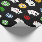 Cadeau Fun Casino motif papier d'emballage (Coin)