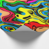 Cadeau Fun Crazy Colors Enveloppement Papier (Coin)