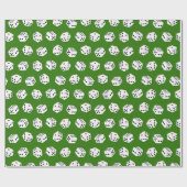 Cadeau Fun Gambling Dice motif papier d'emballage (Plat)