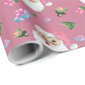 Cadeau Fun Noël enveloppement de papier conceptions (Coin rond)