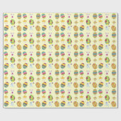 Cadeau Fun Pâques Motif Papier d'emballage de vacances (Plat)