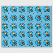CADEAU FUNNY NINJA PIZZA MATTE WRAPPER PAPIER (Plat)