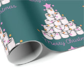 Cadeau Funny Toilettes Papier de Noël Arbre mignonne Colo (Coin rond)