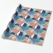 Cadeau FUNNY TRUMP CHRSTMAS Papier à envelopper (Déroulé)