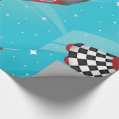 Cadeau Fusées dans le papier d'enveloppement spatial