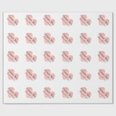 Cadeau Futur papier d'emballage de douche pour mariée (Plat)