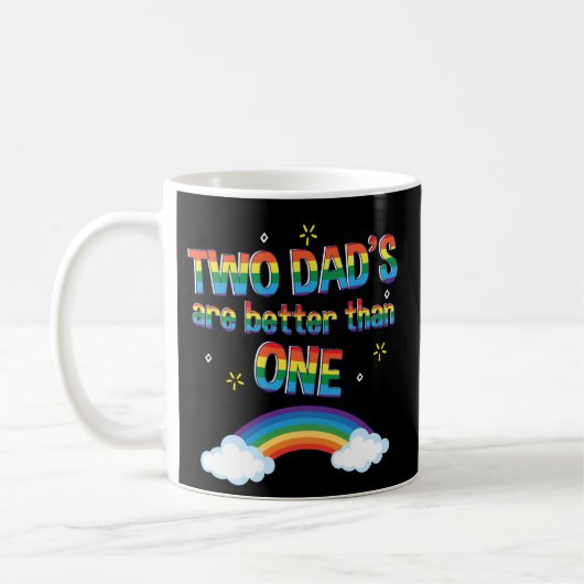 Cadeau gai de fierté de la tasse de café de fête (Gauche)