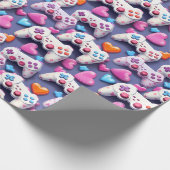 Cadeau Gamer Valentine's Day Wrapping Papier (Coin)