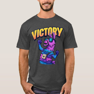 Cadeau Gaming Victory Llama T-shirt