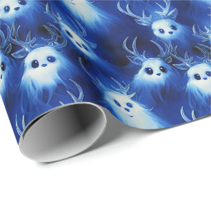 Cadeau Ghost Reindeer - Un Papier Éffrayant D'Enveloppeme