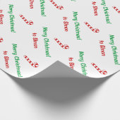 Cadeau Giftwrap de sucre de canne du papier d'emballage | (Coin)
