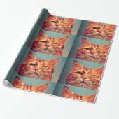 CADEAU GINGER CAT PAPIER À REPASSER D'ART (Déroulé)